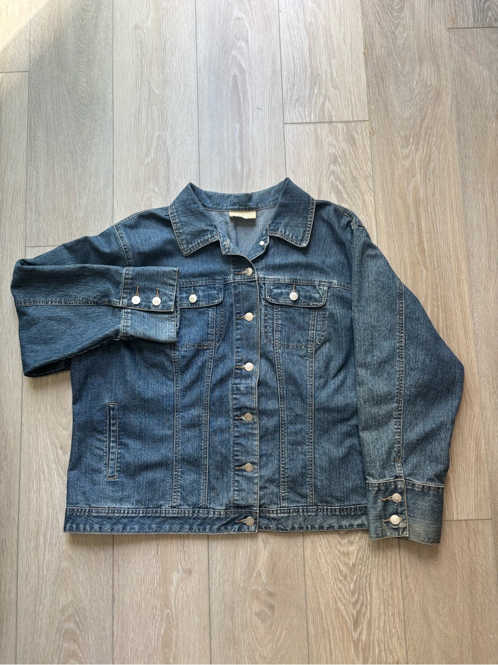 Cotton Ginny Plus Denim Jacket